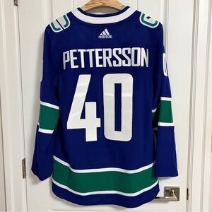 Authentic Adidas Vancouver Canucks Elias Pettersson Orca Jersey Size 46 Small